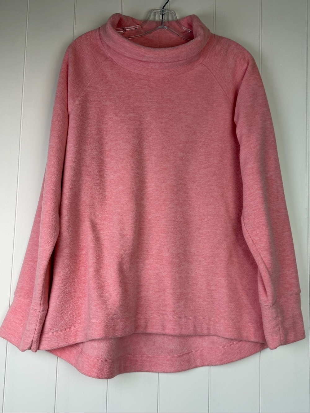 DSG Pink Funnel Neck Pullover Sweatshirt